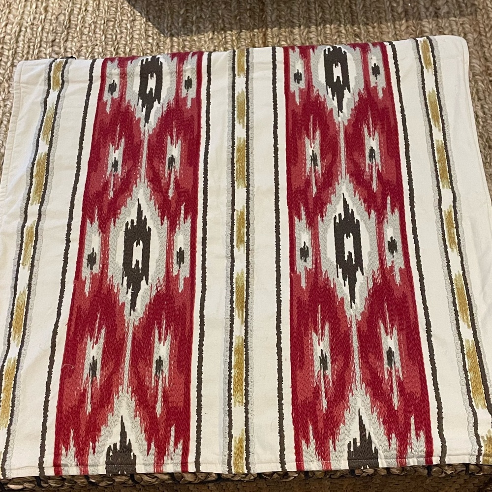 Pottery Barn Ikat Pillow Cover 24 x 24 inches